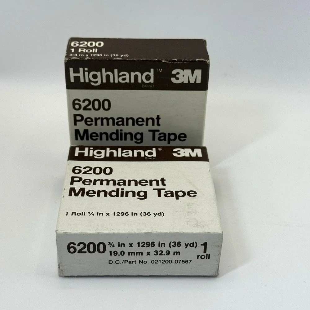 VTG 3M Highland 6200 Permanent Mending Tape 3/4
